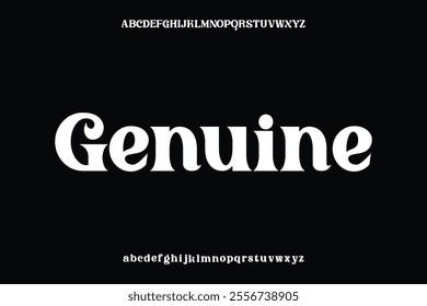 Display alphabet font vector design suitable for headline, poster, logo, magazine and many more