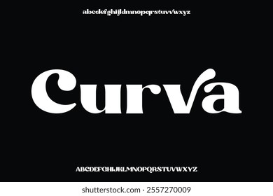 Display alphabet font vector design suitable for headline, poster, logo, magazine and many more