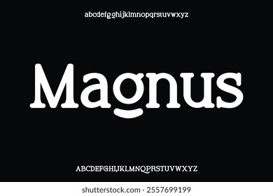Display alphabet font vector design suitable for headline, poster, logo, magazine and many more