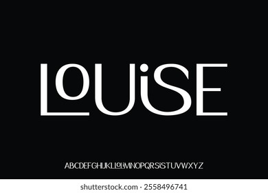 Display alphabet font vector design suitable for headline, poster, logo, magazine and many more