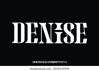 Display alphabet font vector design suitable for headline, poster, logo, magazine and many more