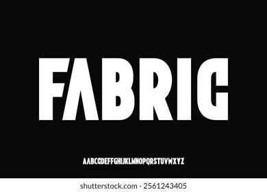 Display alphabet font vector design suitable for headline, poster, logo, magazine and many more