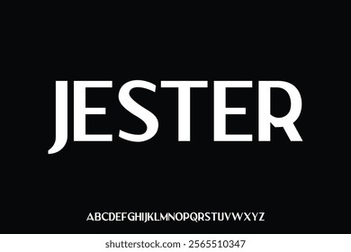 Display alphabet font vector design suitable for headline, poster, logo, magazine and many more