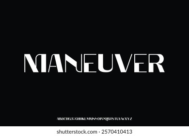 Display alphabet font vector design suitable for headline, poster, logo, magazine and many more