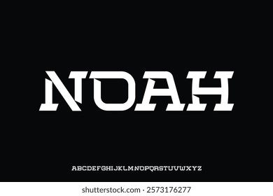 Display alphabet font vector design suitable for headline, poster, logo, magazine and many more