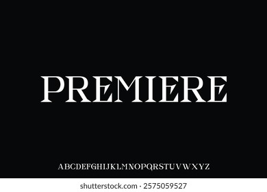 Display alphabet font vector design suitable for headline, poster, logo, magazine and many more