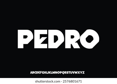 Display alphabet font vector design suitable for headline, poster, logo, magazine and many more