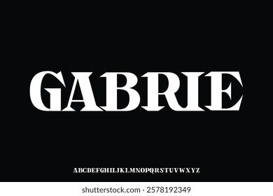 Display alphabet font vector design suitable for headline, poster, logo, magazine and many more