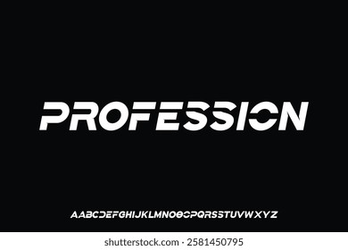 Display alphabet font vector design suitable for headline, poster, logo, magazine and many more