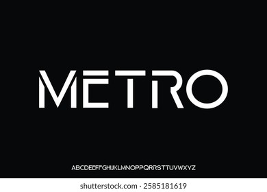 Display alphabet font vector design suitable for headline, poster, logo, magazine and many more