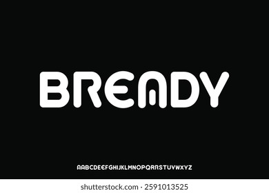 Display alphabet font vector design suitable for headline, poster, logo, magazine and many more