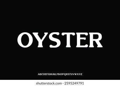 Display alphabet font vector design suitable for headline, poster, logo, magazine and many more