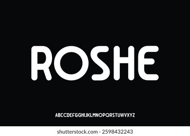 Display alphabet font vector design suitable for headline, poster, logo, magazine and many more