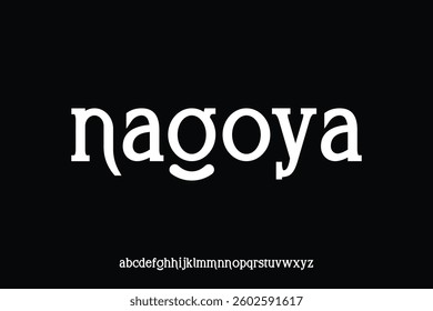 Display alphabet font vector design suitable for headline, poster, logo, magazine and many more