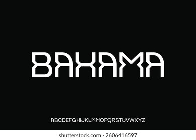 Display alphabet font vector design suitable for headline, poster, logo, magazine and many more