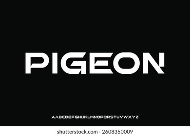 Display alphabet font vector design suitable for headline, poster, logo, magazine and many more