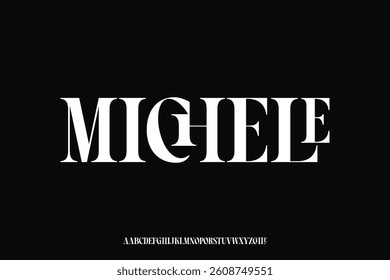 Display alphabet font vector design suitable for headline, poster, logo, magazine and many more