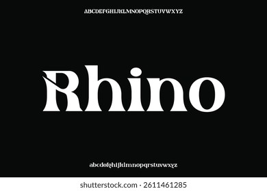 Display alphabet font vector design suitable for headline, poster, logo, magazine and many more