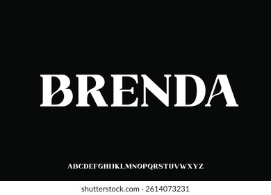 Display alphabet font vector design suitable for headline, poster, logo, magazine and many more