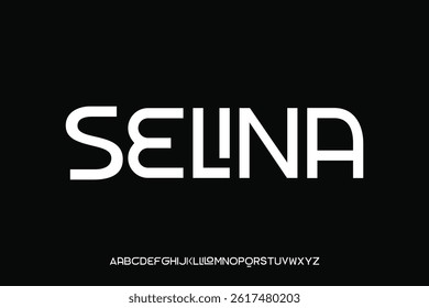 Display alphabet font vector design suitable for headline, poster, logo, magazine and many more