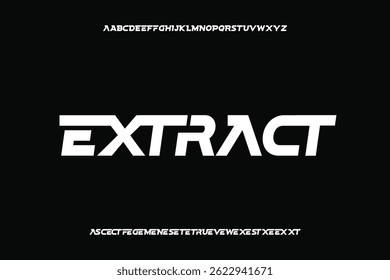 Display alphabet font vector design suitable for headline, poster, logo, magazine and many more