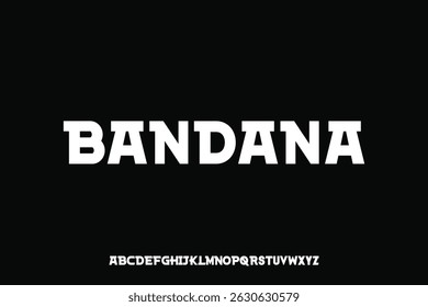 Display alphabet font vector design suitable for headline, poster, logo, magazine and many more