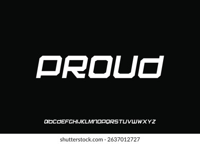 Display alphabet font vector design suitable for headline, poster, logo, magazine and many more