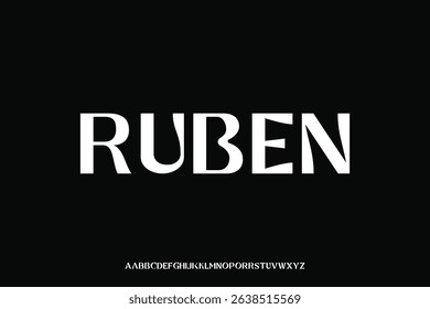 Display alphabet font vector design suitable for headline, poster, logo, magazine and many more