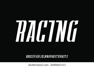 Display alphabet font vector design suitable for headline, poster, logo, magazine and many more