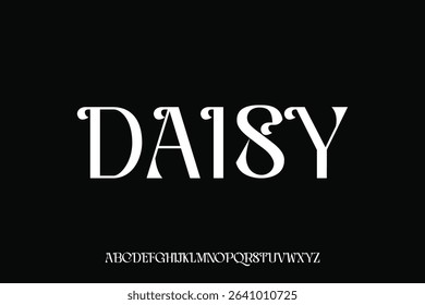 Display alphabet font vector design suitable for headline, poster, logo, magazine and many more