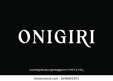 Display alphabet font vector design suitable for headline, poster, logo, magazine and many more