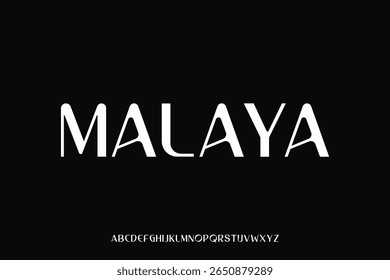 Display alphabet font vector design suitable for headline, poster, logo, magazine and many more