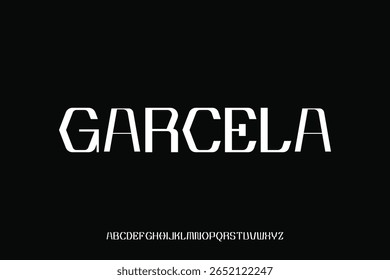 Display alphabet font vector design suitable for headline, poster, logo, magazine and many more