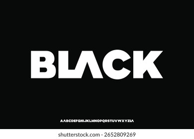 Display alphabet font vector design suitable for headline, poster, logo, magazine and many more