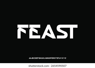 Display alphabet font vector design suitable for headline, poster, logo, magazine and many more