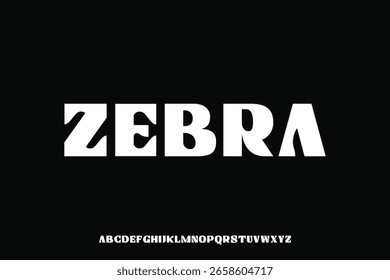 Display alphabet font vector design suitable for headline, poster, logo, magazine and many more