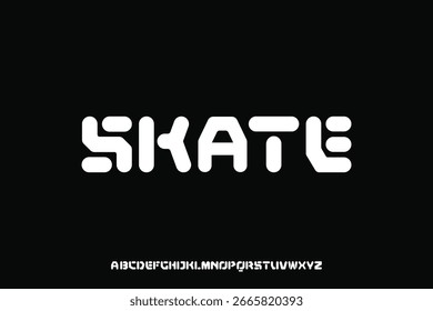 Display alphabet font vector design suitable for headline, poster, logo, magazine and many more