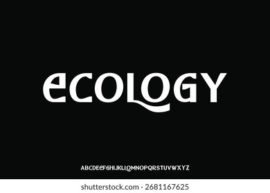 Display alphabet font vector design suitable for headline, poster, logo, magazine and many more