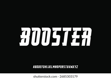 Display alphabet font vector design suitable for headline, poster, logo, magazine and many more