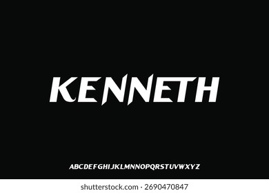 Display alphabet font vector design suitable for headline, poster, logo, magazine and many more