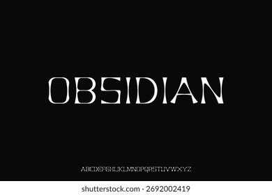 Display alphabet font vector design suitable for headline, poster, logo, magazine and many more