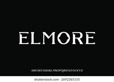 Exibir alfabeto fonte vetor design adequado para título, cartaz, logotipo, revista e muitos mais