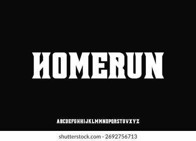 Display alphabet font vector design suitable for headline, poster, logo, magazine and many more