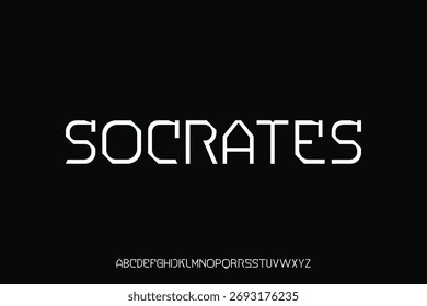 Display alphabet font vector design suitable for headline, poster, logo, magazine and many more