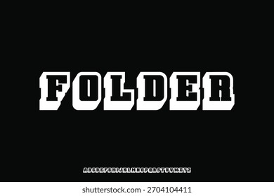 Display alphabet font vector design suitable for headline, poster, logo, magazine and many more