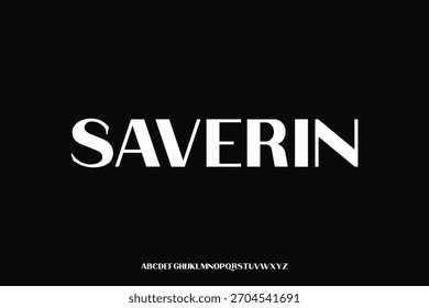 Display alphabet font vector design suitable for headline, poster, logo, magazine and many more