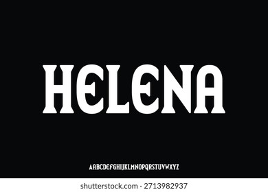 Display alphabet font vector design suitable for headline, poster, logo, magazine and many more