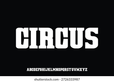 Display alphabet font vector design suitable for headline, poster, logo, magazine and many more