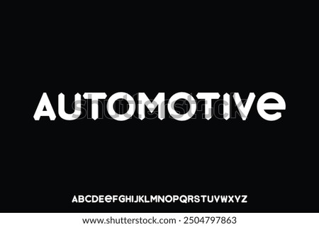 Display alphabet font vector design suitable for headline, poster, logo and many more