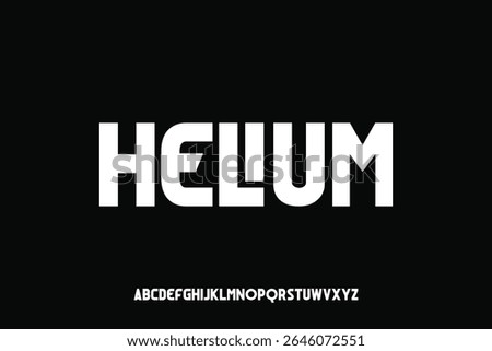 Display alphabet font vector design suitable for headline, poster, logo, magazine and many more